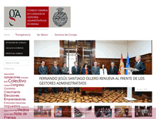 Tablet Screenshot of consejogestores.org